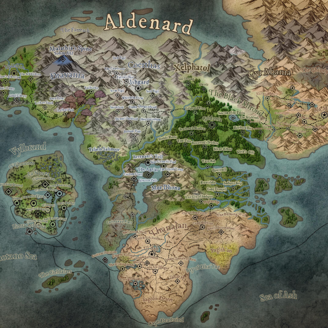 The Realm of Eorzea by Panda-Paku